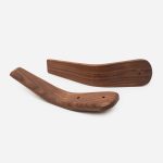 Walnut Wood Bend Hook - Architectural Hardware - Walnut Wood Bend Hook
