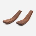 Walnut Wood Bend Hook - Architectural Hardware - Walnut Wood Bend Hook