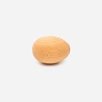 Beech Wood Egg Wall Hook - Architectural Hardware - Beech Wood Egg Wall Hook