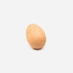 Beech Wood Egg Wall Hook - Architectural Hardware - Beech Wood Egg Wall Hook