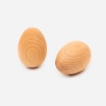 Beech Wood Egg Wall Hook - Architectural Hardware - Beech Wood Egg Wall Hook