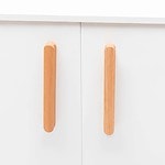 Loch - Beech Wood Curved Slimline Handle - Cabinet Handles - Beech Wood Curved Slimline Handle