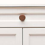 Loch - Walnut Wood Cone Knob - Architectural Hardware - Walnut Wood Cone Knob