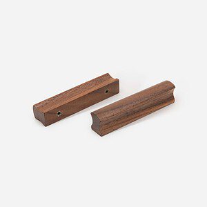 Loch - Walnut Wood Sleek Handle - Cabinet Handles - Walnut Wood Sleek Handle