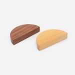 Loch - Beech Wood Half Moon Handle - Architectural Hardware - Beech Wood Half Moon Handle