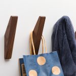 Rubber Wood Wedged Wall Hook - Architectural Hardware - Rubber Wood Wedged Wall Hook