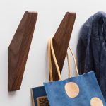 Rubber Wood Wedged Wall Hook - Architectural Hardware - Rubber Wood Wedged Wall Hook