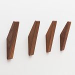 Rubber Wood Wedged Wall Hook - Architectural Hardware - Rubber Wood Wedged Wall Hook