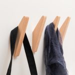 Rubber Wood Wedged Wall Hook - Architectural Hardware - Rubber Wood Wedged Wall Hook