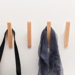 Rubber Wood Wedged Wall Hook - Architectural Hardware - Rubber Wood Wedged Wall Hook
