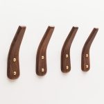 Walnut Wood Bend Hook - Architectural Hardware - Walnut Wood Bend Hook