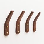 Walnut Wood Bend Hook - Architectural Hardware - Walnut Wood Bend Hook