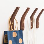 Walnut Wood Bend Hook - Architectural Hardware - Walnut Wood Bend Hook