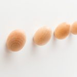 Beech Wood Egg Wall Hook - Architectural Hardware - Beech Wood Egg Wall Hook