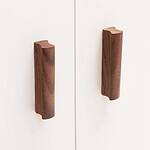 Loch - Walnut Wood Sleek Handle - Cabinet Handles - Walnut Wood Sleek Handle