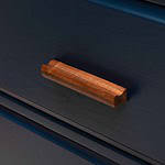 Loch - Walnut Wood Sleek Handle - Cabinet Handles - Walnut Wood Sleek Handle