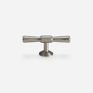 Arezzo - Brushed Silver Nickel Brass Handle - Architectural Hardware - Brushed Silver Nickel