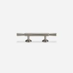 Arezzo - Brushed Silver Nickel Brass Handle - Architectural Hardware - Brushed Silver Nickel