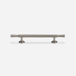 Arezzo - Brushed Silver Nickel Brass Handle - Architectural Hardware - Brushed Silver Nickel