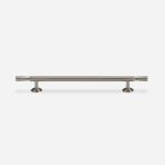 Arezzo - Brushed Silver Nickel Brass Handle - Architectural Hardware - Brushed Silver Nickel