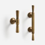 Arezzo - Antique Bronze Brass Handle - Architectural Hardware - Antique Bronze