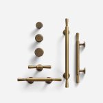 Arezzo - Antique Bronze Brass Handle - Architectural Hardware - Antique Bronze