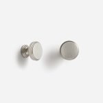 Arezzo - Brushed Silver Nickel Brass Handle - Architectural Hardware - Brushed Silver Nickel