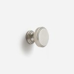 Arezzo - Brushed Silver Nickel Brass Handle - Architectural Hardware - Brushed Silver Nickel