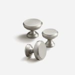 Arezzo - Brushed Silver Nickel Brass Handle - Architectural Hardware - Brushed Silver Nickel