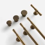 Arezzo - Antique Bronze Brass Handle - Architectural Hardware - Antique Bronze