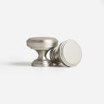 Arezzo - Brushed Silver Nickel Brass Handle - Architectural Hardware - Brushed Silver Nickel