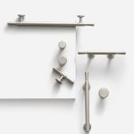 Arezzo - Brushed Silver Nickel Brass Handle - Architectural Hardware - Brushed Silver Nickel