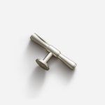 Arezzo - Brushed Silver Nickel Brass Handle - Architectural Hardware - Brushed Silver Nickel