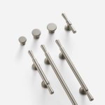 Arezzo - Brushed Silver Nickel Brass Handle - Architectural Hardware - Brushed Silver Nickel