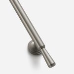 Arezzo - Brushed Silver Nickel Brass Handle - Architectural Hardware - Brushed Silver Nickel