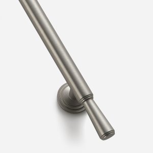 Arezzo - Brushed Silver Nickel Brass Handle - Architectural Hardware - Brushed Silver Nickel