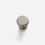 Arezzo - Brushed Silver Nickel Brass Handle - Architectural Hardware - Brushed Silver Nickel