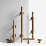 Arezzo - Antique Bronze Brass Handle - Architectural Hardware - Antique Bronze