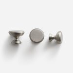 Arezzo - Brushed Silver Nickel Brass Handle - Architectural Hardware - Brushed Silver Nickel