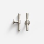 Arezzo - Brushed Silver Nickel Brass Handle - Architectural Hardware - Brushed Silver Nickel