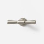 Arezzo - Brushed Silver Nickel Brass Handle - Architectural Hardware - Brushed Silver Nickel