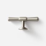 Arezzo - Brushed Silver Nickel Brass Handle - Architectural Hardware - Brushed Silver Nickel