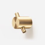 Pyla - Pillar Brass Wall Hook - Wall Hooks - Pillar Brass Wall Hook