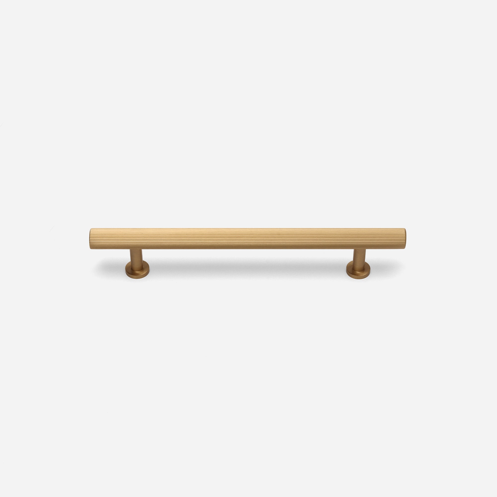 BB-Handle-2 Qena - Linear Brushed Brass Handle - Architectural Hardware - Qena Linear Brushed Brass Handle