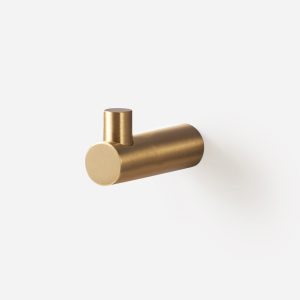 Pyla - Barrel Brass Wall Hook - Wall Hooks - Barrel Brass Wall Hook