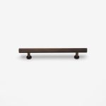 Qena - Linear Antique Bronze Brass Handle - 146mm