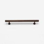 Qena - Linear Antique Bronze Brass Handle - 146mm