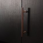 Qena - Linear Antique Bronze Brass Handle - 146mm