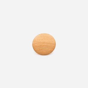 Blyth - Red Oak Wood Disc Knob - Architectural Hardware - Red Oak Wood Disc Knob