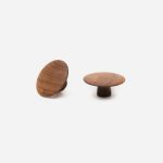 Blyth - Red Oak Wood Disc Knob - Architectural Hardware - Red Oak Wood Disc Knob